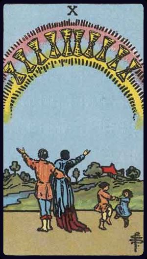 Ten of Cups tarot card