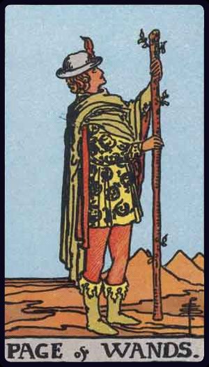 Page of Wands tarot card